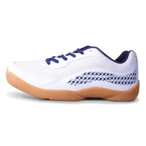 Nivia Flash 2.0 Badminton Shoes For Men, Badminton Sports Shoes | (Blue/White/Sky Blue)